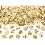confettis dores feuilles tropicale confettis dores feuilles tropicale