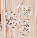 ballons confettis roses ambiance ballons confettis roses ambiance
