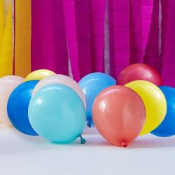 mini ballons multicolore