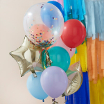ballons colores etoiles multicolore ballons colores etoiles multicolore