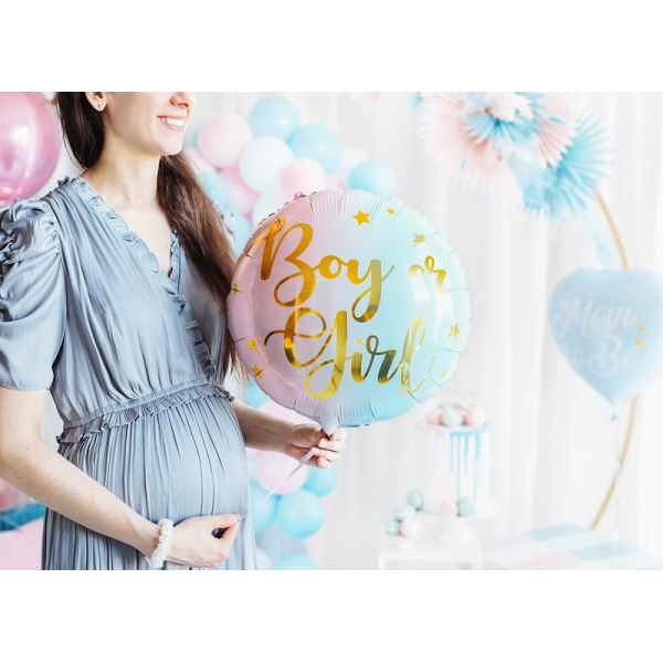 ballon gender reveal pastel effets