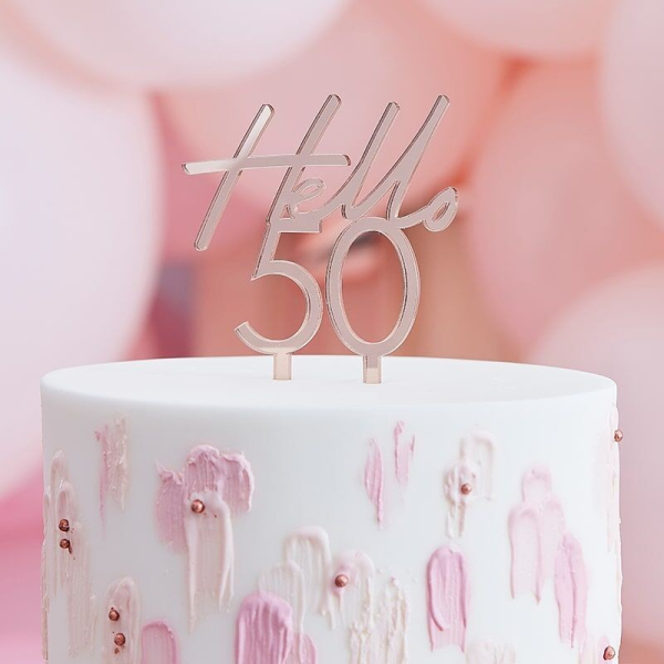 cake topper anniversaire 50
