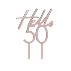 cake topper anniversaire 50