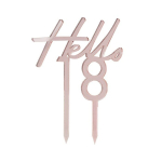 cake topper rose gold gateau cake topper rose gold gateau