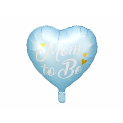 ballon coeur bleu baby shower