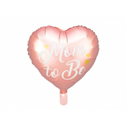 ballon coeur rose baby shower