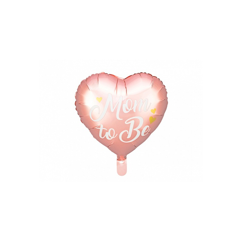 ballon coeur rose baby shower