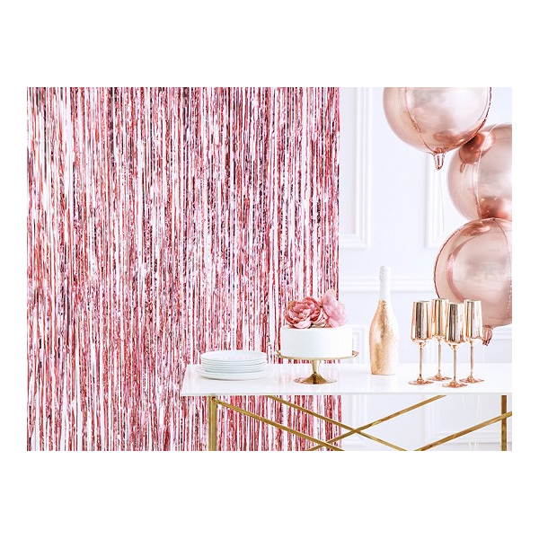 rideau métallique rose gold rideau métallique rose gold