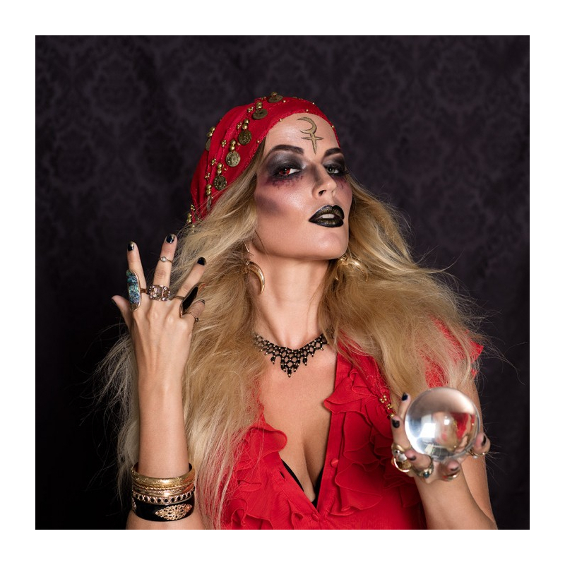 set maquillage halloween. voyante