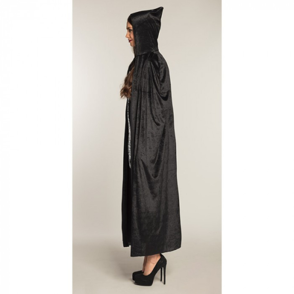 cape noire adulte costume