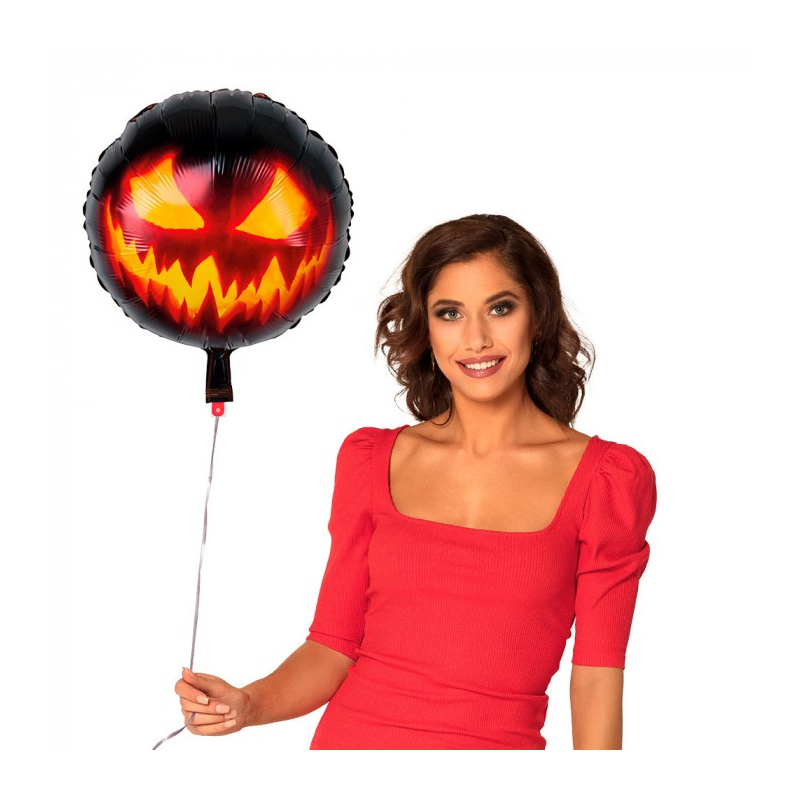 ballon citrouille Halloween femme