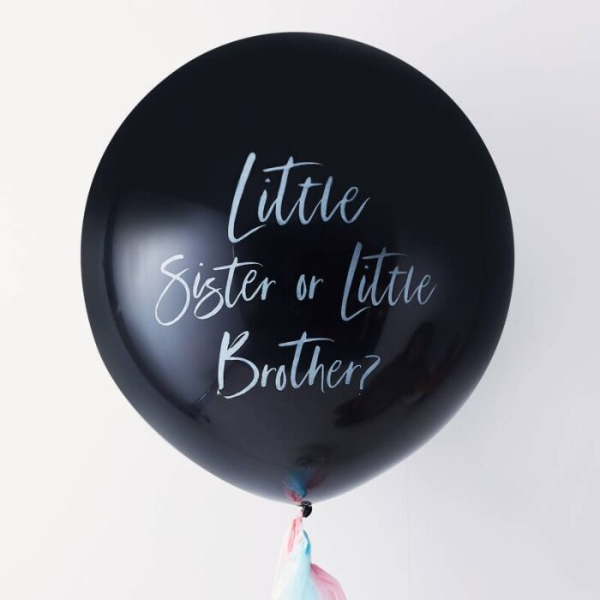 ballon gender reveal noire ballon gender reveal noire