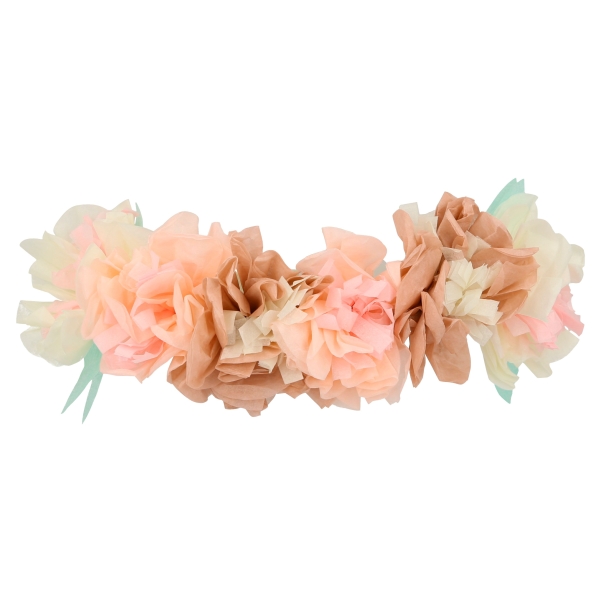 couronne fleur papier