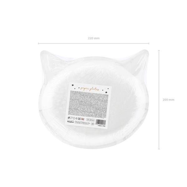 assiettes chat noir pack