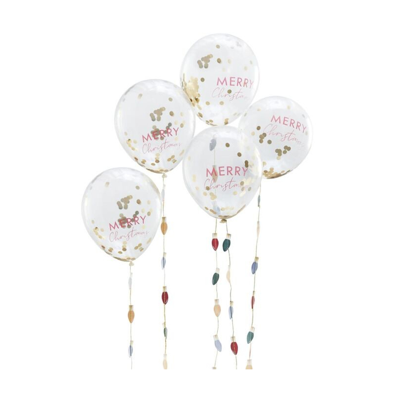ballons noel ampoules