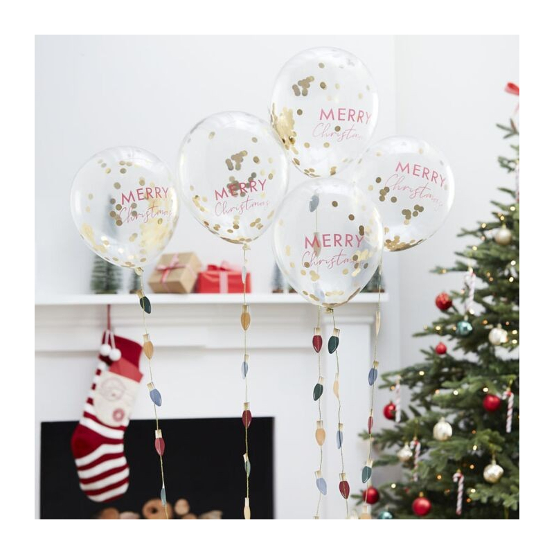 ballons noel ampoules effets