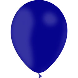 mini ballons bleu foncé