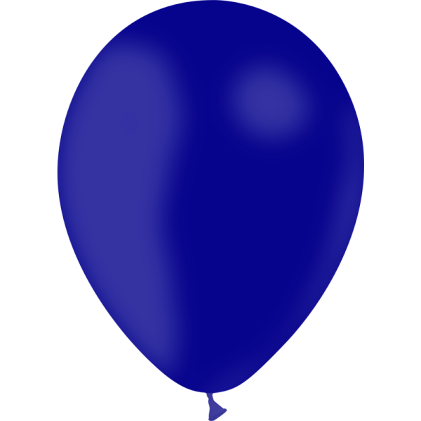 mini ballons bleu marine