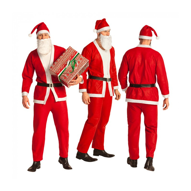deguisement pere noel adulte rouge