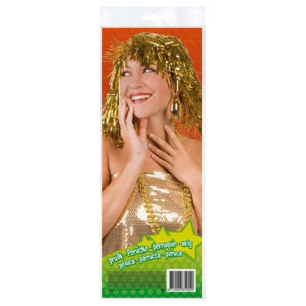 perruque metallique doree pack perruque metallique doree pack