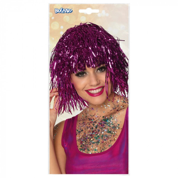 perruque metallique rose pack perruque metallique rose pack