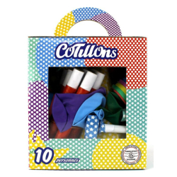 kit de fete cotillons happy color