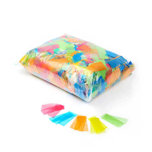 confettis rectangulaire multicolore