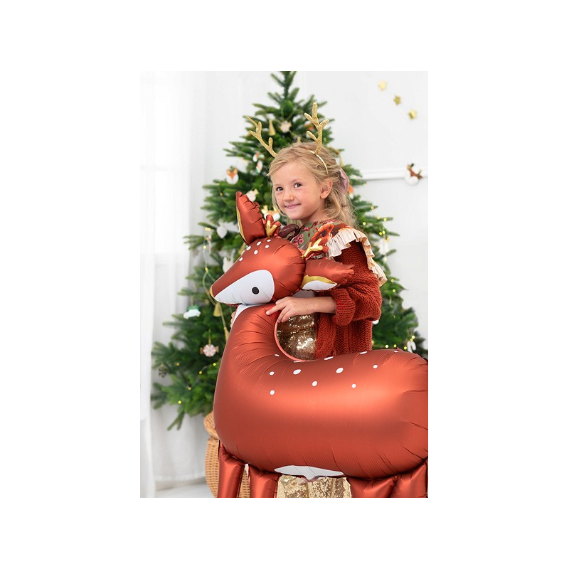 ballon aluminium cerf sapin