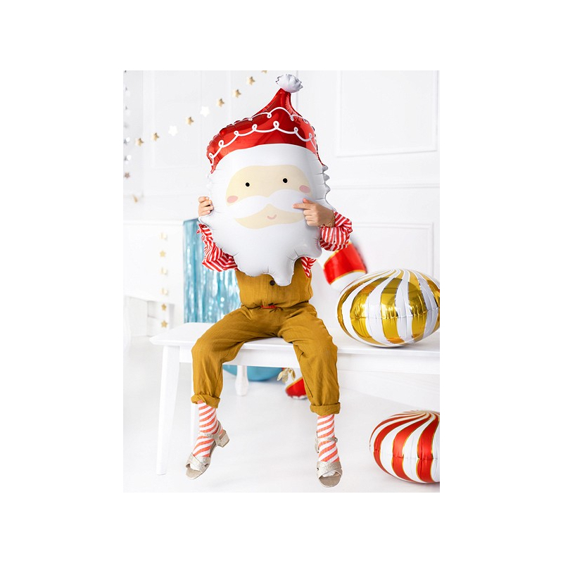 ballon aluminium pere noel ambiance