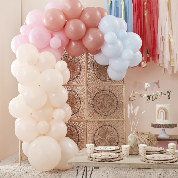 kit arche ballons pastel couleurs