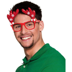 lunettes rennes rouges noel