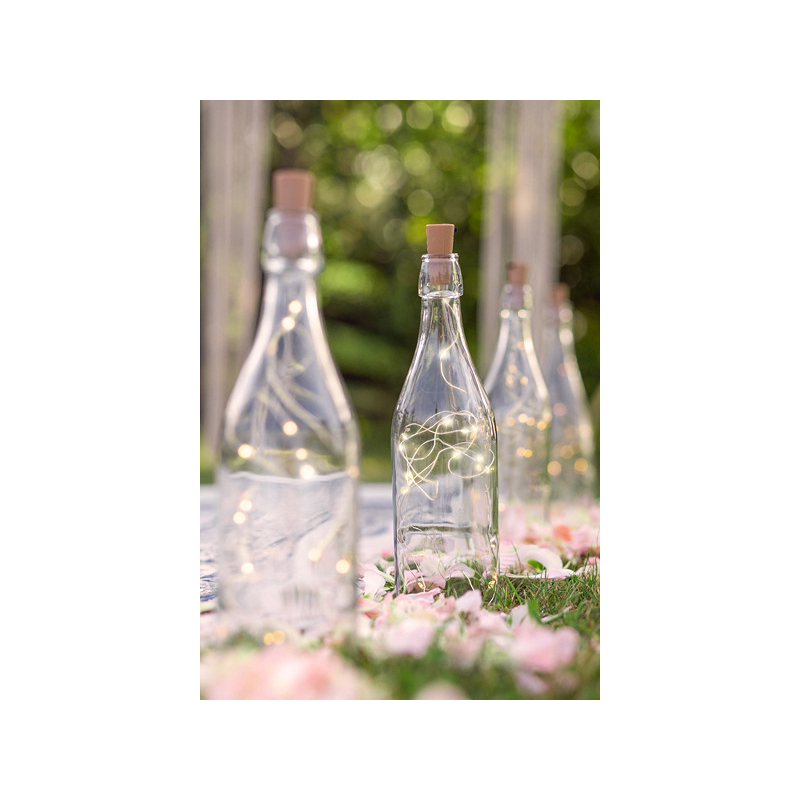 bouchon bouteille leds blanc