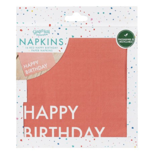 Lot De 40 Serviettes En Papier Happy Birthday HSYWSH-serviette Papier