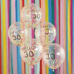 ballons anniversaires 30