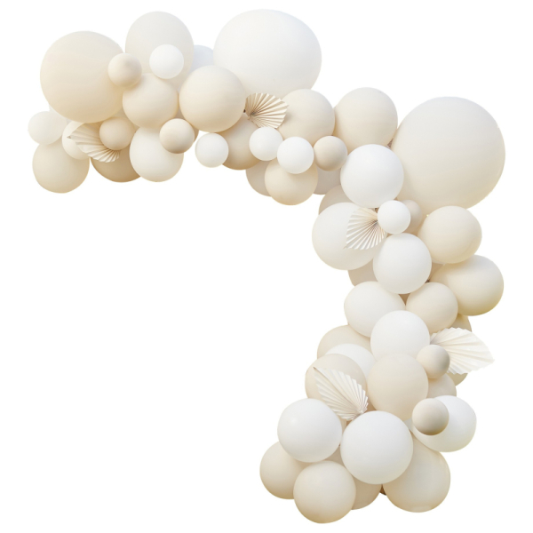 arche ballons blancs papier