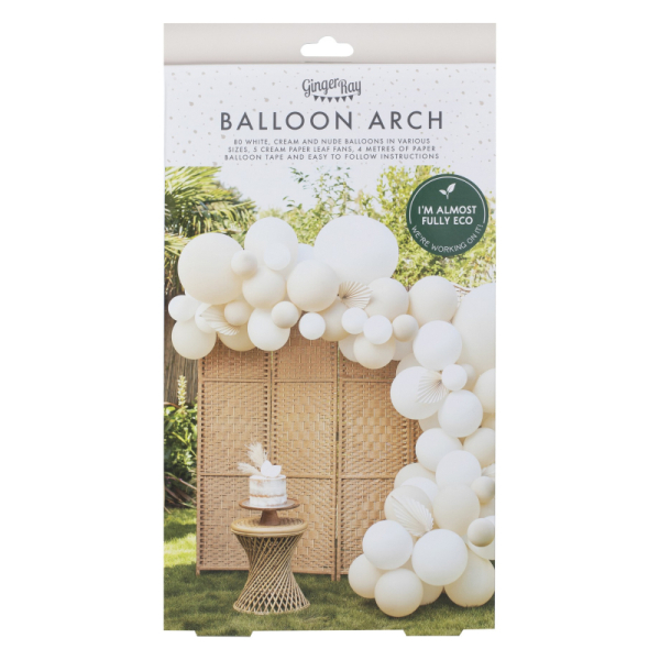 arche ballons blancs papier pack