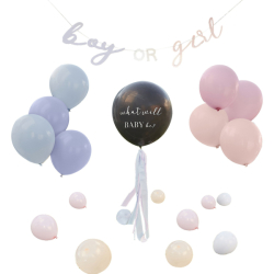 kit gender reveal ballons