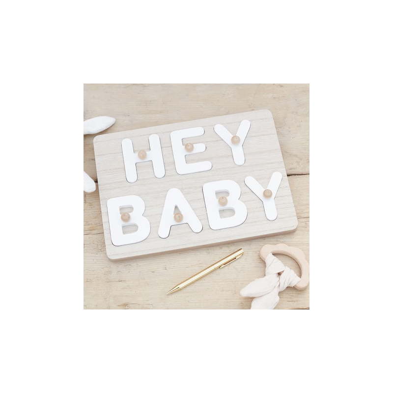 livre d'or lettre bois blanc