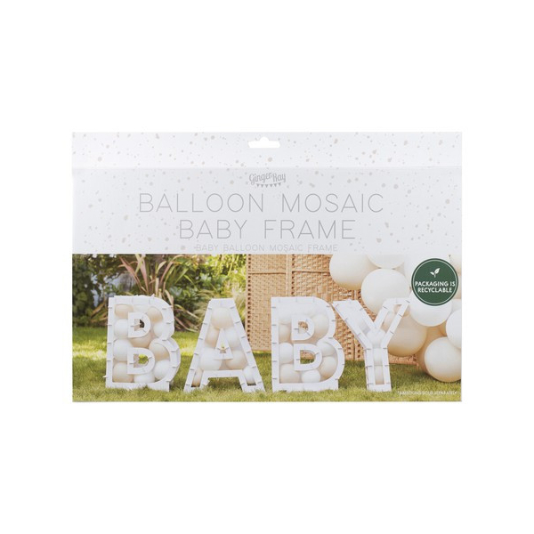 structure lettre baby ballons pack