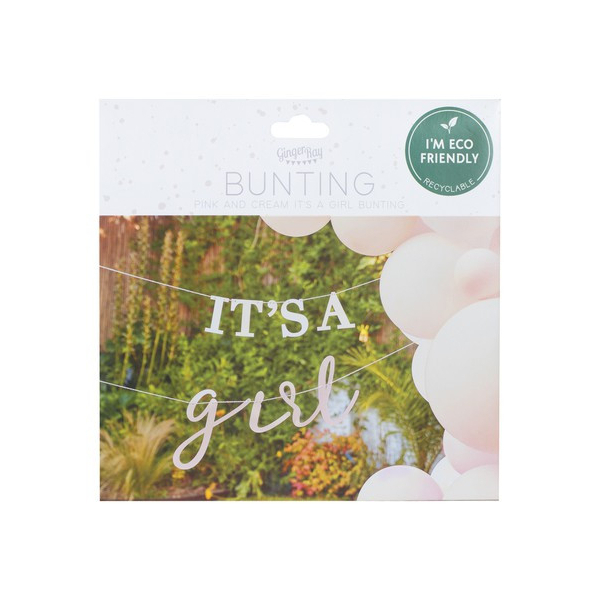 guirlande baby shower blanc et rose pack guirlande baby shower blanc et rose pack