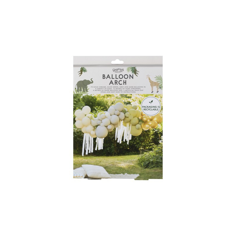 kit arche ballons verts pack