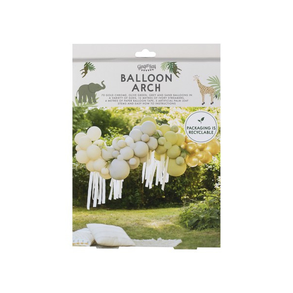 kit arche ballons verts pack