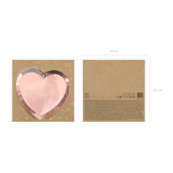 assiettes coeurs roses pack assiettes coeurs roses pack