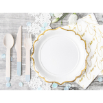 assiettes blanches dore assiettes blanches dore