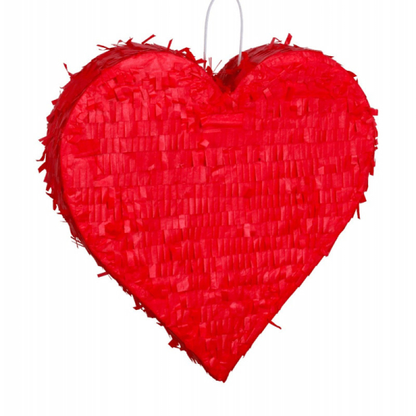 pinata coeur rouge