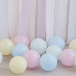 mini ballons pastel