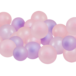 mini ballons rose et lilas