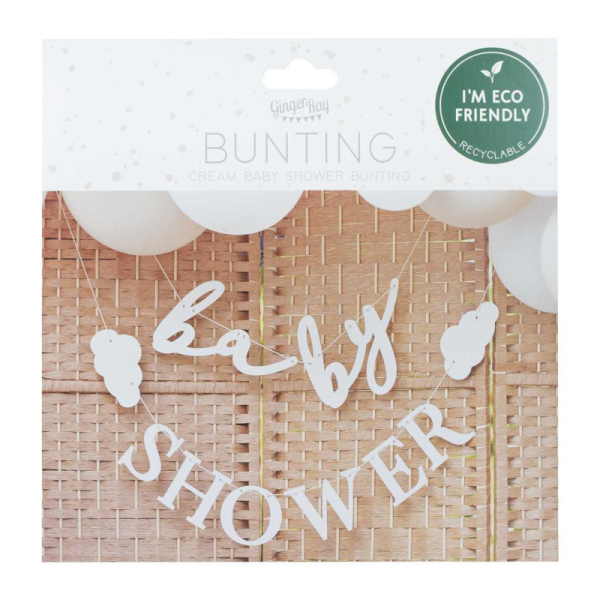 guirlande baby shower nuages pack