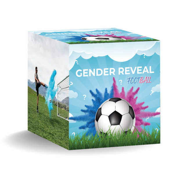 box ballon foot gender reveal