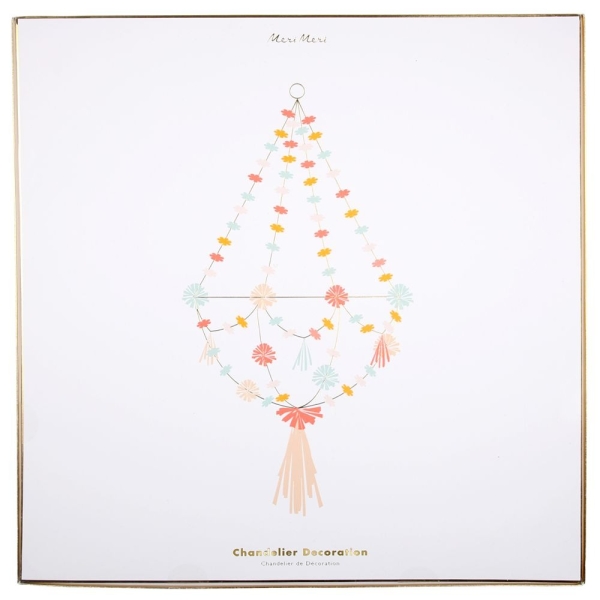 Chandelier fleurie Bohème emballage Chandelier fleurie Bohème emballage